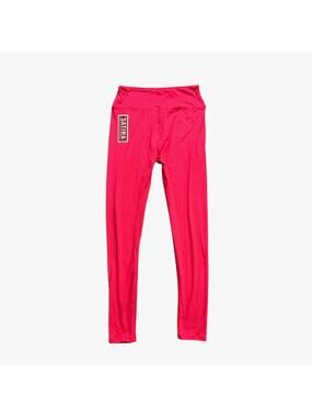 Satina Tights Women OS One Size Fuschia Sports Activewear Fitted Training Yoga‎